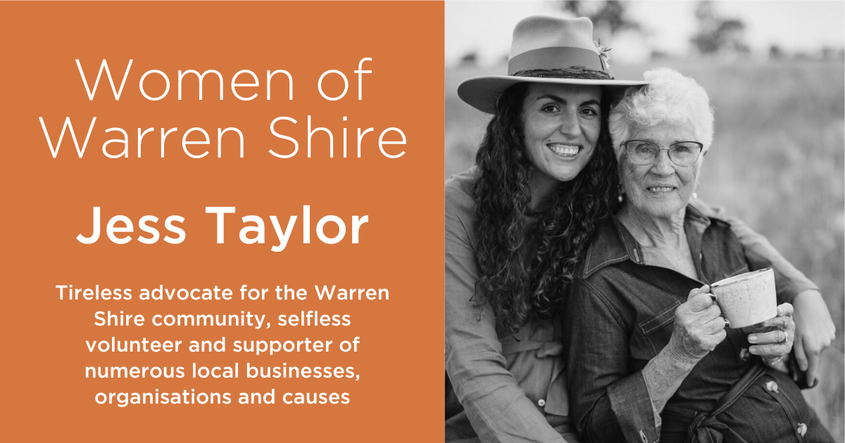 Women of Warren Shire - Jess Taylor - Post Image